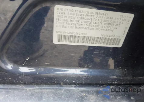 2012 Volkswagen Cc R-Line z USA, uszkodzony, nr VIN WVWMP7AN8CE507008